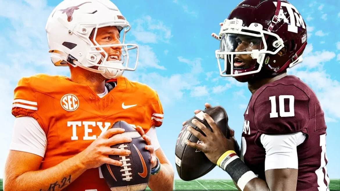 texas longhorns football vs texas a&m aggies football match player stats